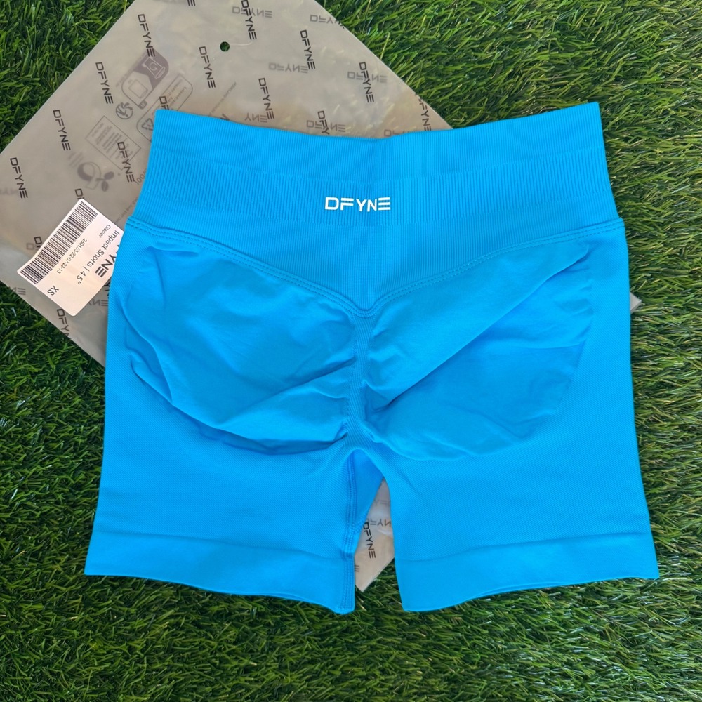 Dfyne impact shorts 4.5" glacier blue extra small